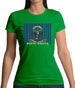 North Dakota  Barcode Style Flag Womens T-Shirt North Dakota  Barcode Style Flag Womens T-Shirt