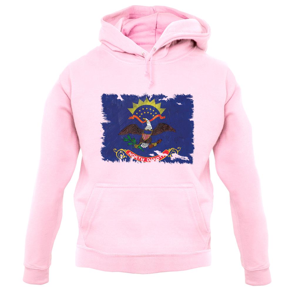 North Dakota Grunge Style Flag unisex hoodie North Dakota Grunge Style Flag unisex hoodie