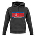 North Korea  Barcode Style Flag unisex hoodie North Korea  Barcode Style Flag unisex hoodie
