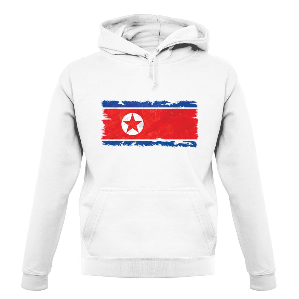 North Korea Grunge Style Flag unisex hoodie North Korea Grunge Style Flag unisex hoodie