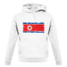 North Korea Grunge Style Flag unisex hoodie North Korea Grunge Style Flag unisex hoodie