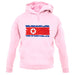 North Korea Grunge Style Flag unisex hoodie North Korea Grunge Style Flag unisex hoodie
