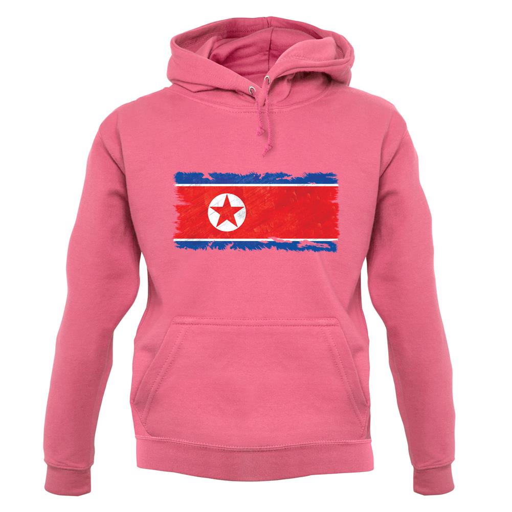 North Korea Grunge Style Flag unisex hoodie North Korea Grunge Style Flag unisex hoodie