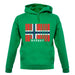 Norway Barcode Style Flag unisex hoodie Norway Barcode Style Flag unisex hoodie