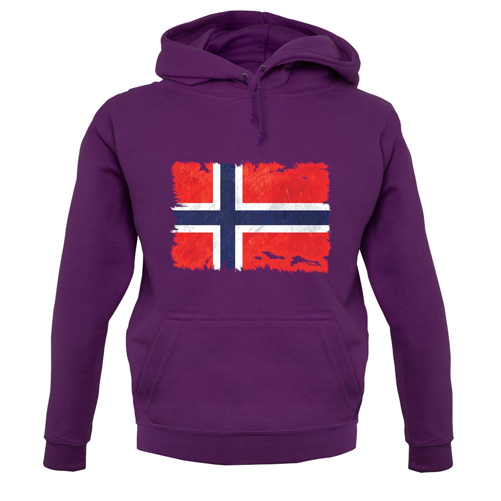 Norway Grunge Style Flag unisex hoodie Norway Grunge Style Flag unisex hoodie