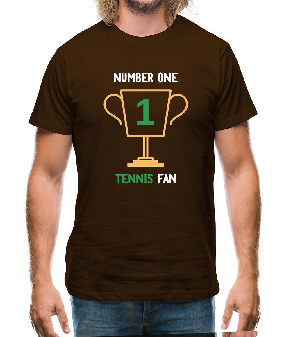 Number 1 Tennis Fan Mens T-Shirt Number 1 Tennis Fan Mens T-Shirt