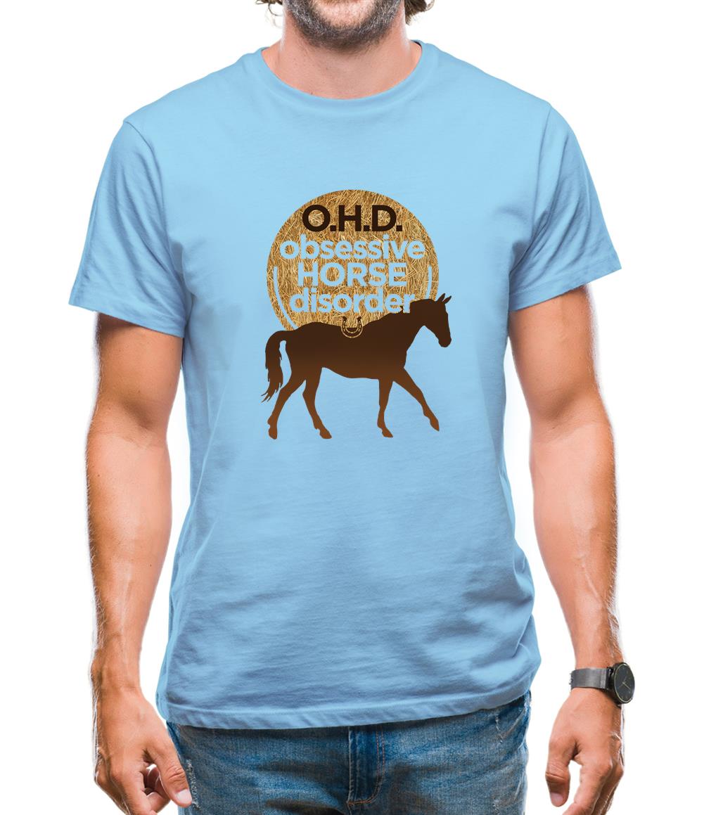 Obsessive Horse Disorder Mens T-Shirt Obsessive Horse Disorder Mens T-Shirt