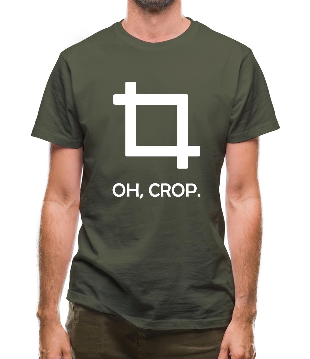 Oh, Crop Mens T-Shirt Oh, Crop Mens T-Shirt