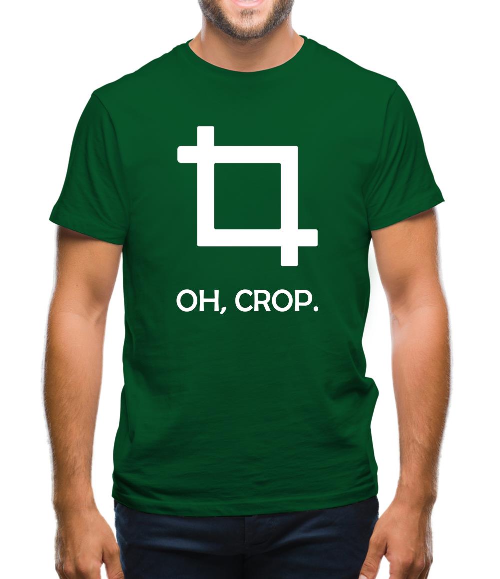 Oh, Crop Mens T-Shirt Oh, Crop Mens T-Shirt