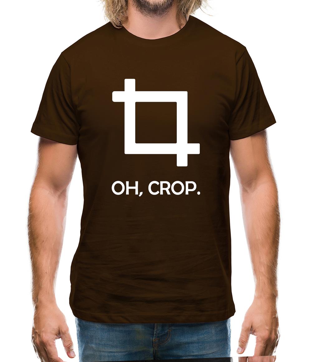 Oh, Crop Mens T-Shirt Oh, Crop Mens T-Shirt