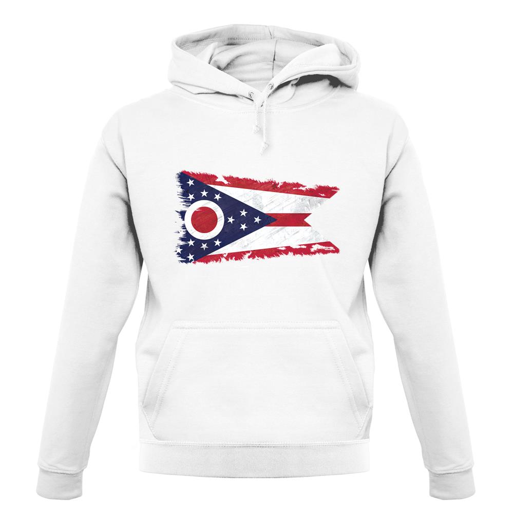 Ohio Grunge Style Flag unisex hoodie Ohio Grunge Style Flag unisex hoodie