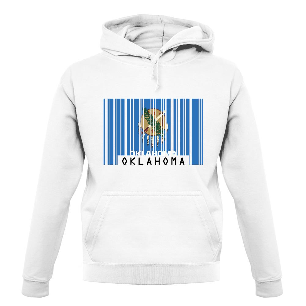 Oklahoma Barcode Style Flag unisex hoodie Oklahoma Barcode Style Flag unisex hoodie