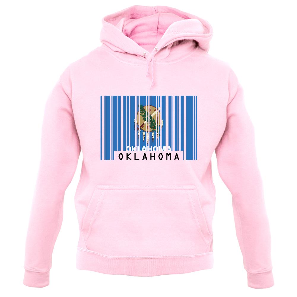Oklahoma Barcode Style Flag unisex hoodie Oklahoma Barcode Style Flag unisex hoodie