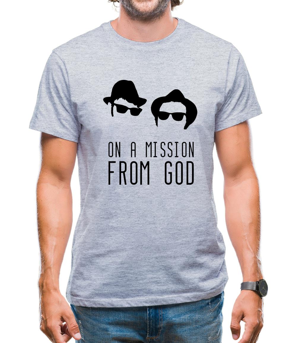 On A Mission From God Mens T-Shirt On A Mission From God Mens T-Shirt