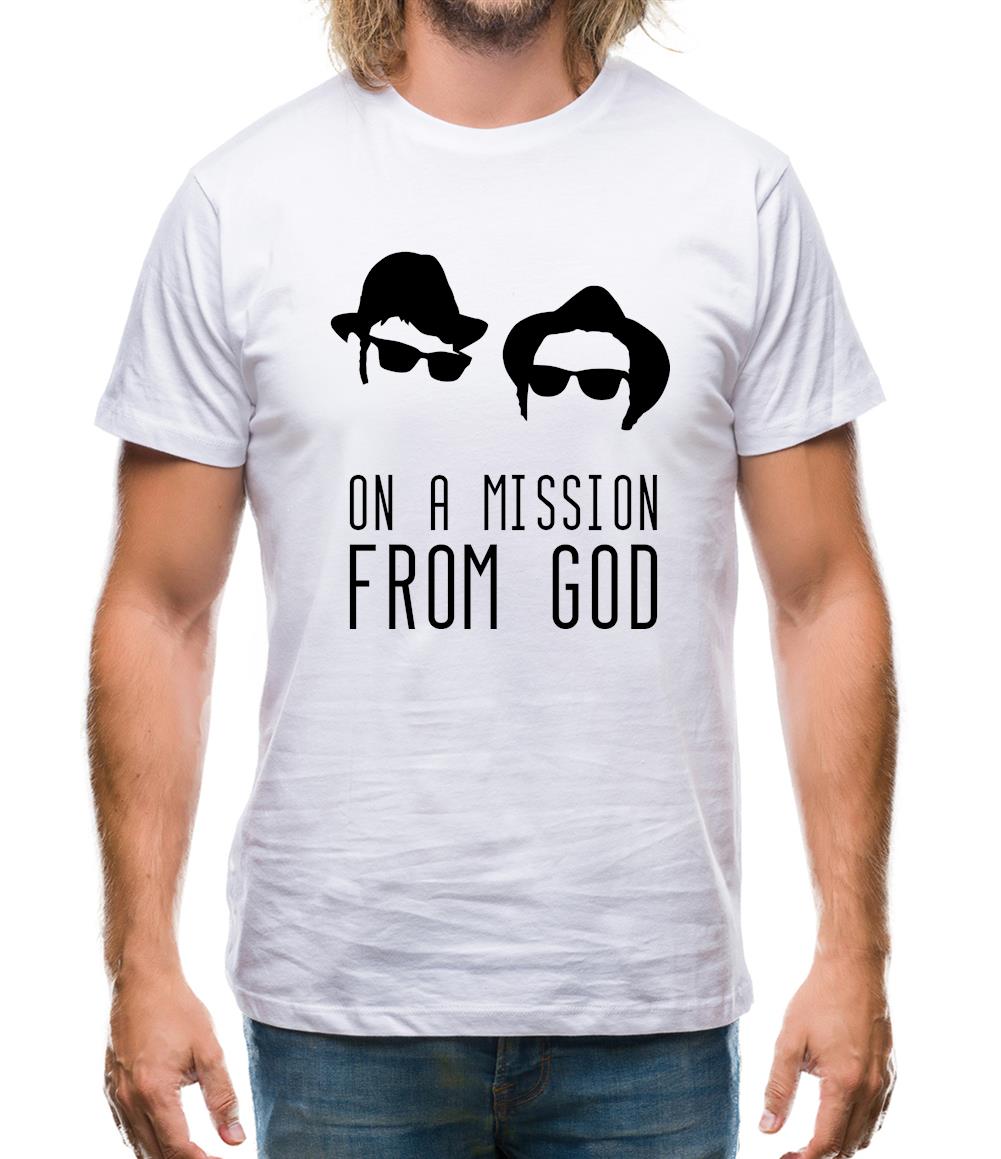 On A Mission From God Mens T-Shirt On A Mission From God Mens T-Shirt