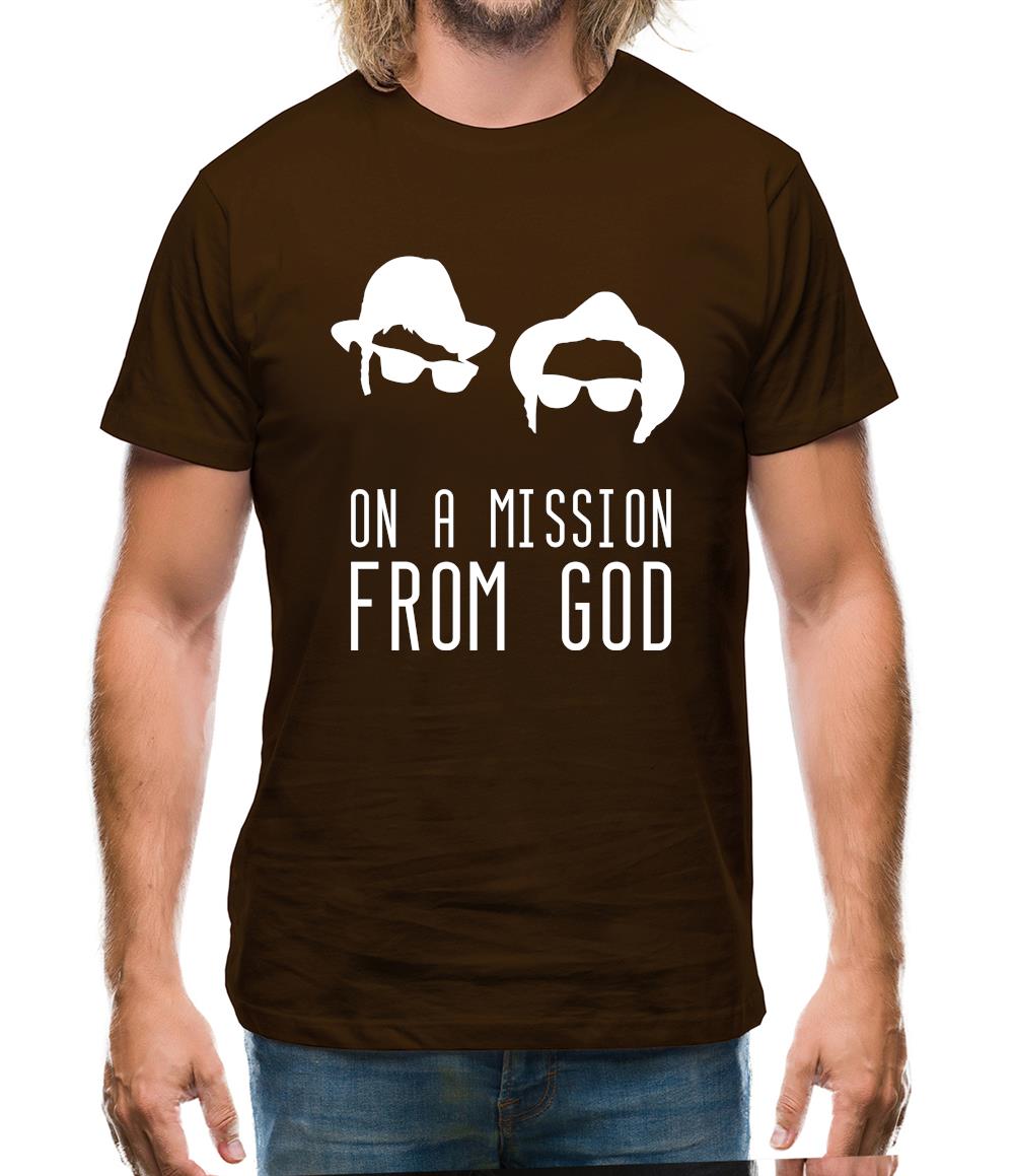 On A Mission From God Mens T-Shirt On A Mission From God Mens T-Shirt