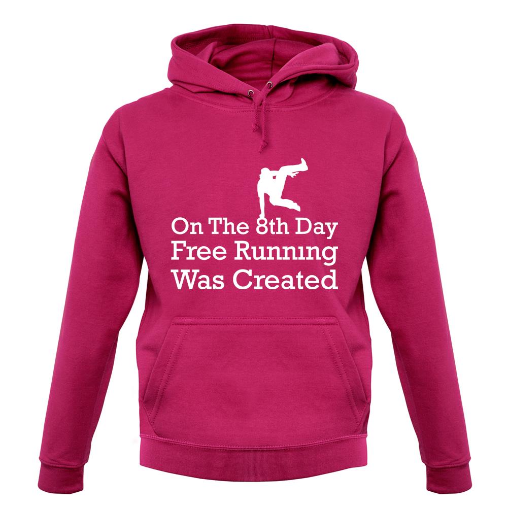 On The 8th Day Free Running Was Created unisex hoodie On The 8th Day Free Running Was Created unisex hoodie