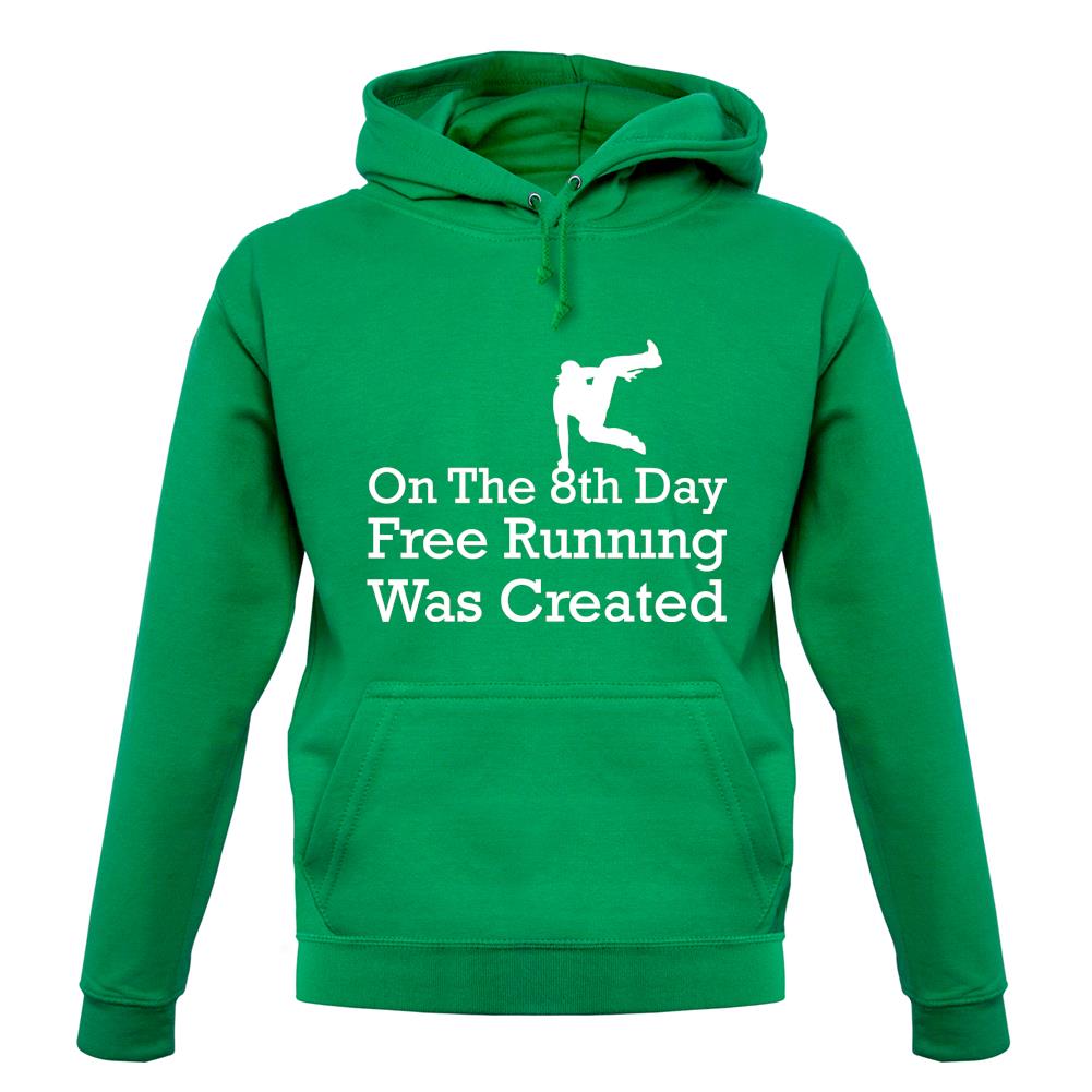 On The 8th Day Free Running Was Created unisex hoodie On The 8th Day Free Running Was Created unisex hoodie