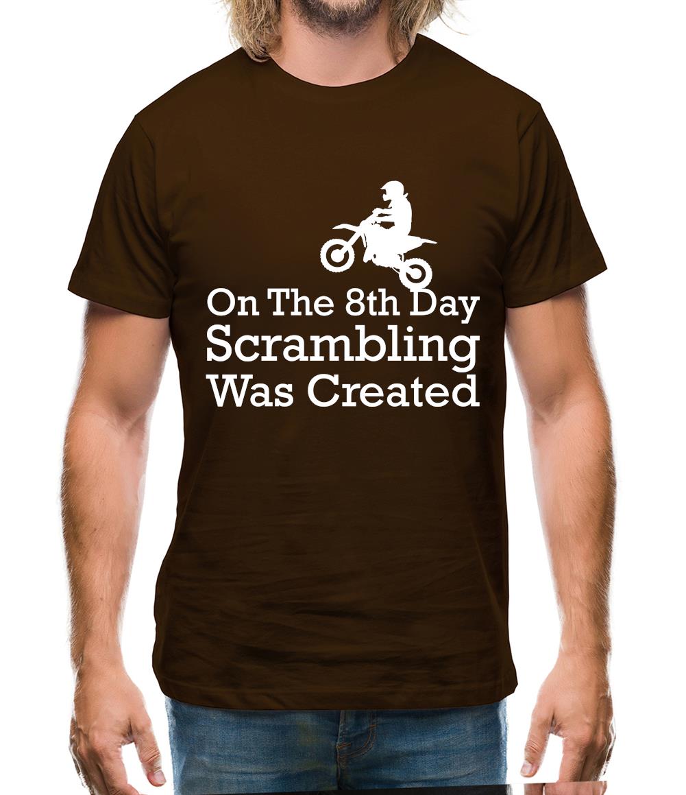 On The 8th Day Scrambling Was Created Mens T-Shirt On The 8th Day Scrambling Was Created Mens T-Shirt