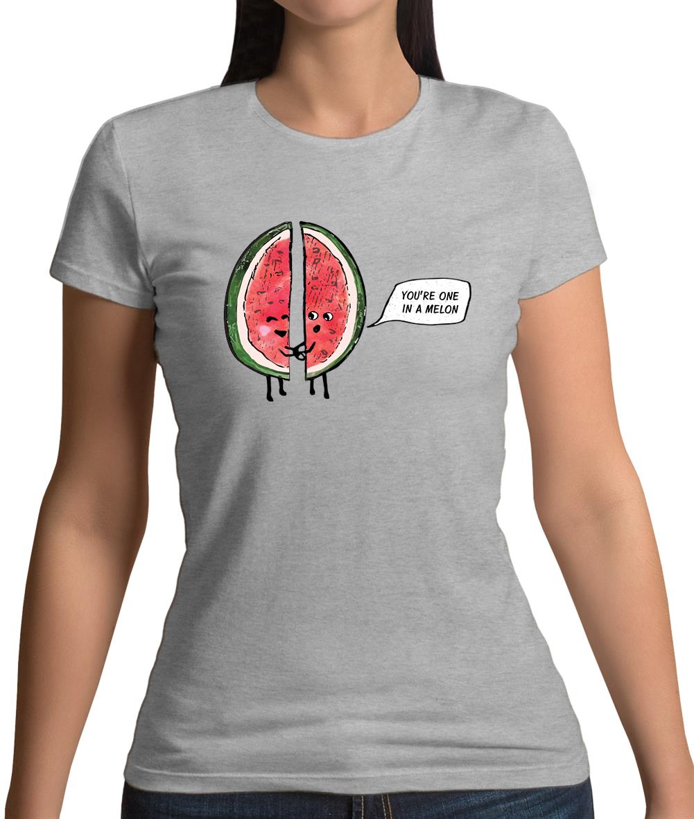 One In A Water Melon Womens T-Shirt One In A Water Melon Womens T-Shirt