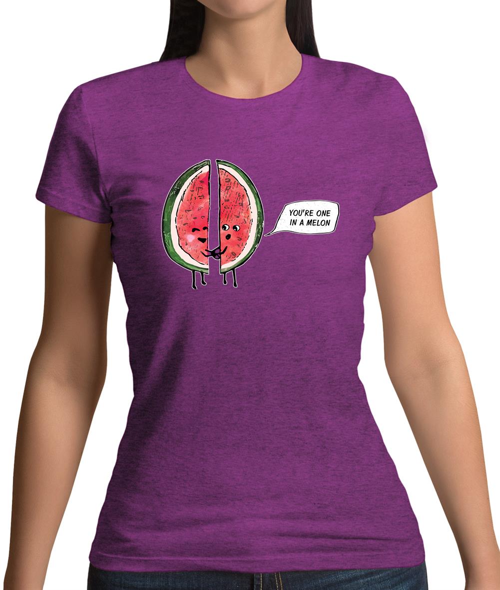 One In A Water Melon Womens T-Shirt One In A Water Melon Womens T-Shirt