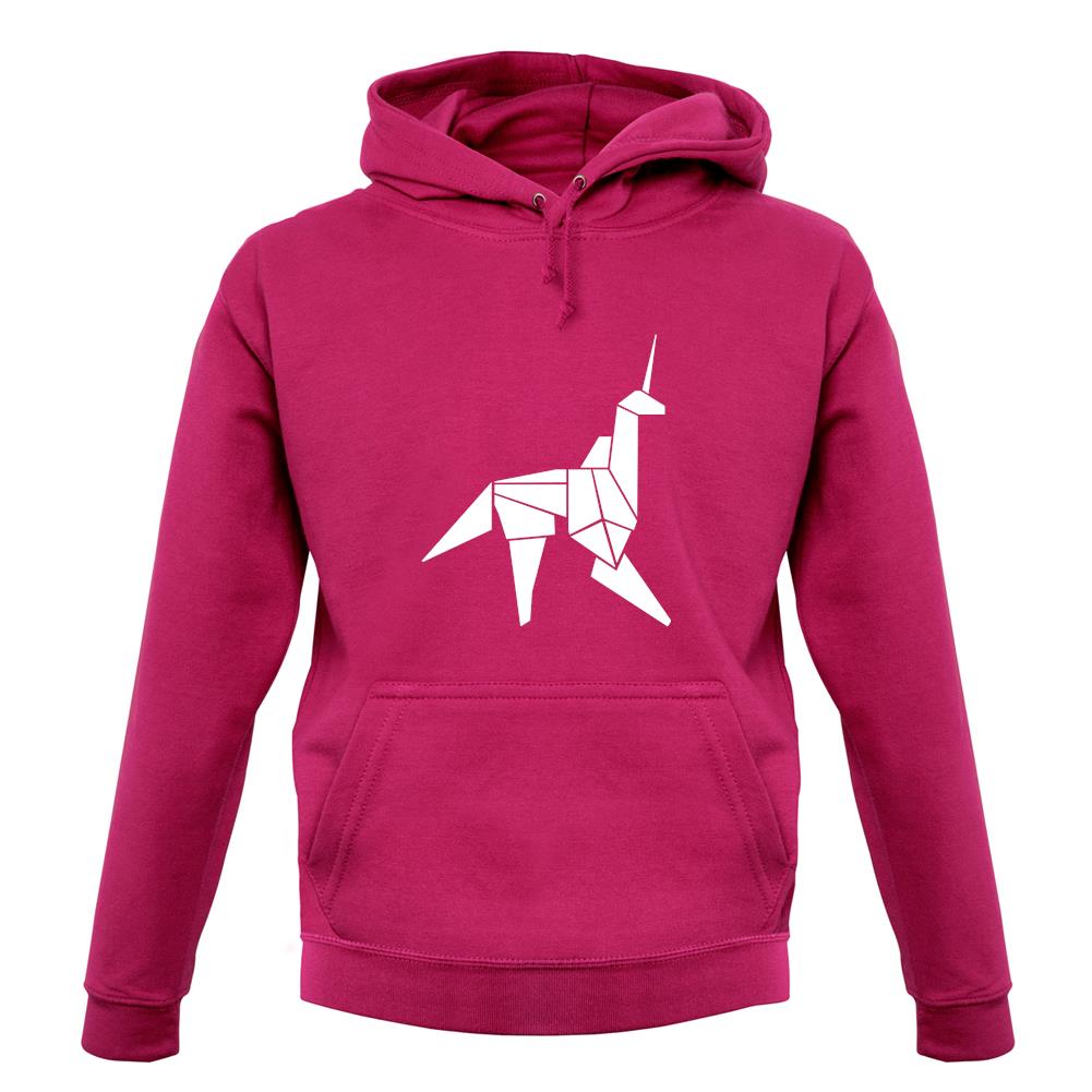 Origami Paper Unicorn unisex hoodie Origami Paper Unicorn unisex hoodie