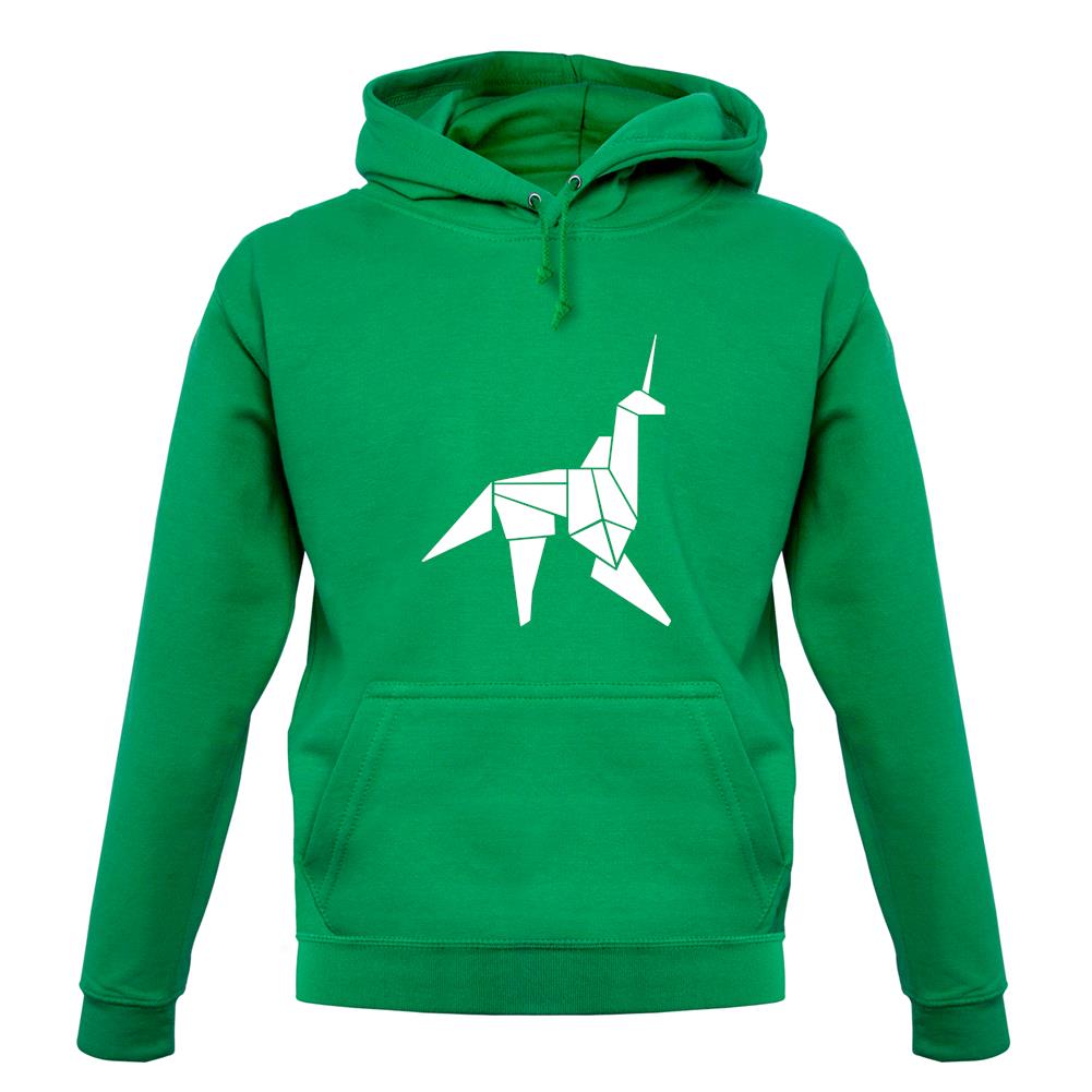 Origami Paper Unicorn unisex hoodie Origami Paper Unicorn unisex hoodie