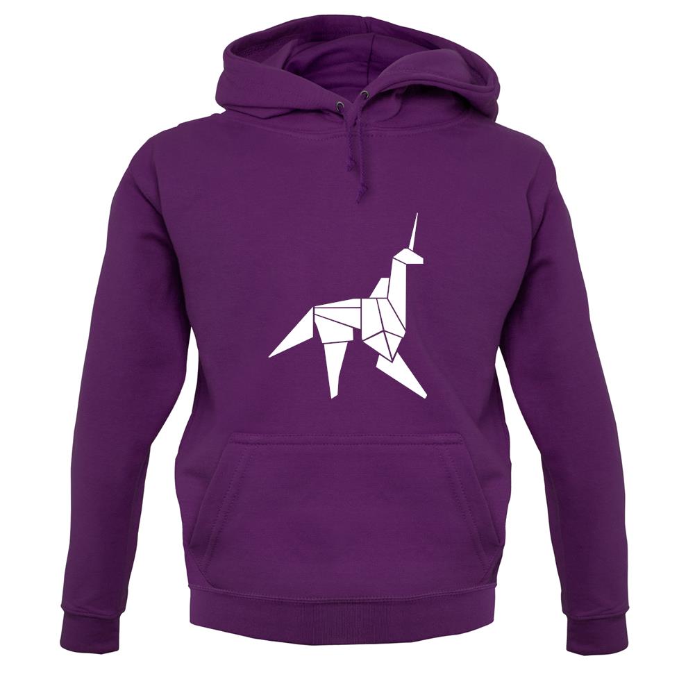Origami Paper Unicorn unisex hoodie Origami Paper Unicorn unisex hoodie