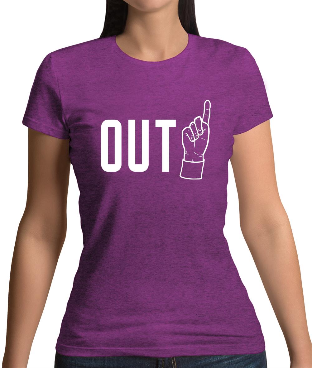 Out! Womens T-Shirt Out! Womens T-Shirt