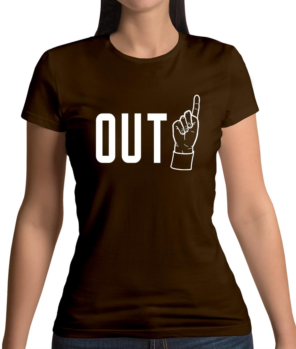 Out! Womens T-Shirt Out! Womens T-Shirt