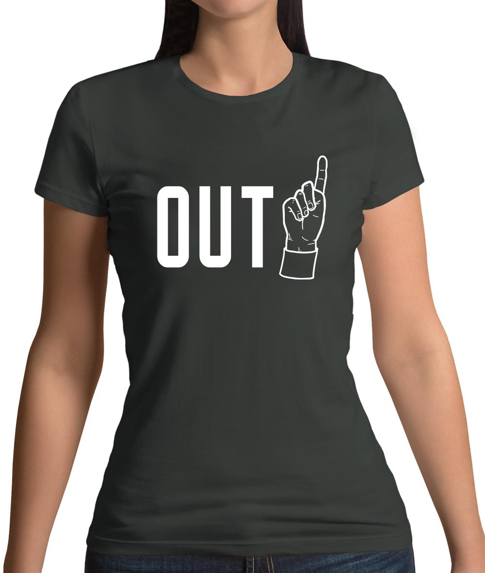 Out! Womens T-Shirt Out! Womens T-Shirt