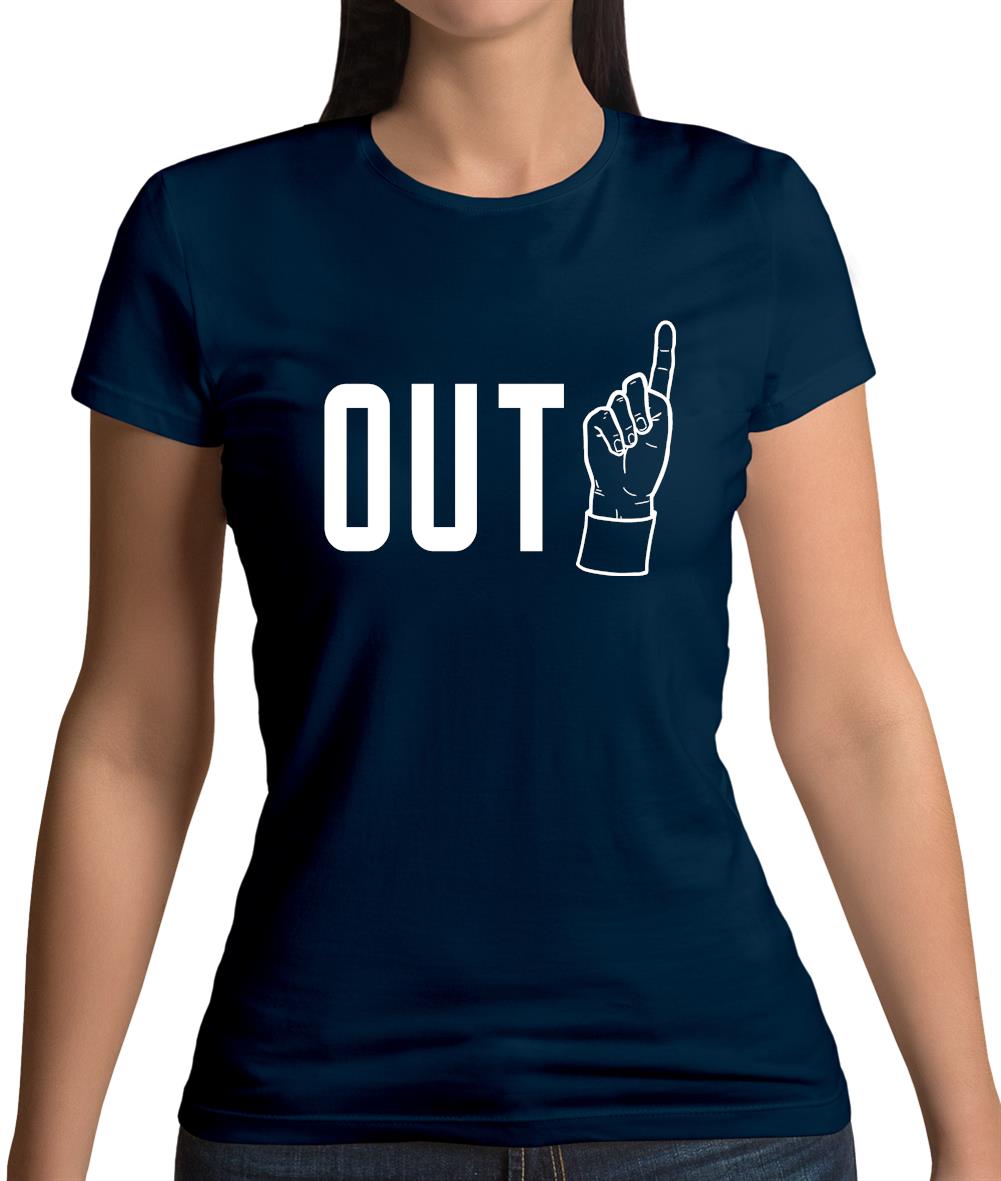 Out! Womens T-Shirt Out! Womens T-Shirt
