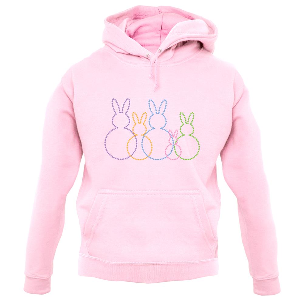 Bunny Family Outline unisex hoodie Bunny Family Outline unisex hoodie