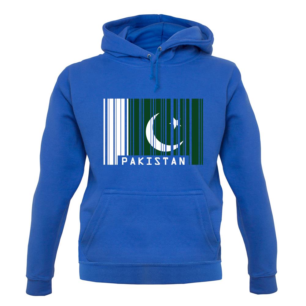Pakistan Barcode Style Flag unisex hoodie Pakistan Barcode Style Flag unisex hoodie