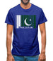 Pakistan Barcode Style Flag Mens T-Shirt Pakistan Barcode Style Flag Mens T-Shirt