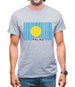 Palau Barcode Style Flag Mens T-Shirt Palau Barcode Style Flag Mens T-Shirt