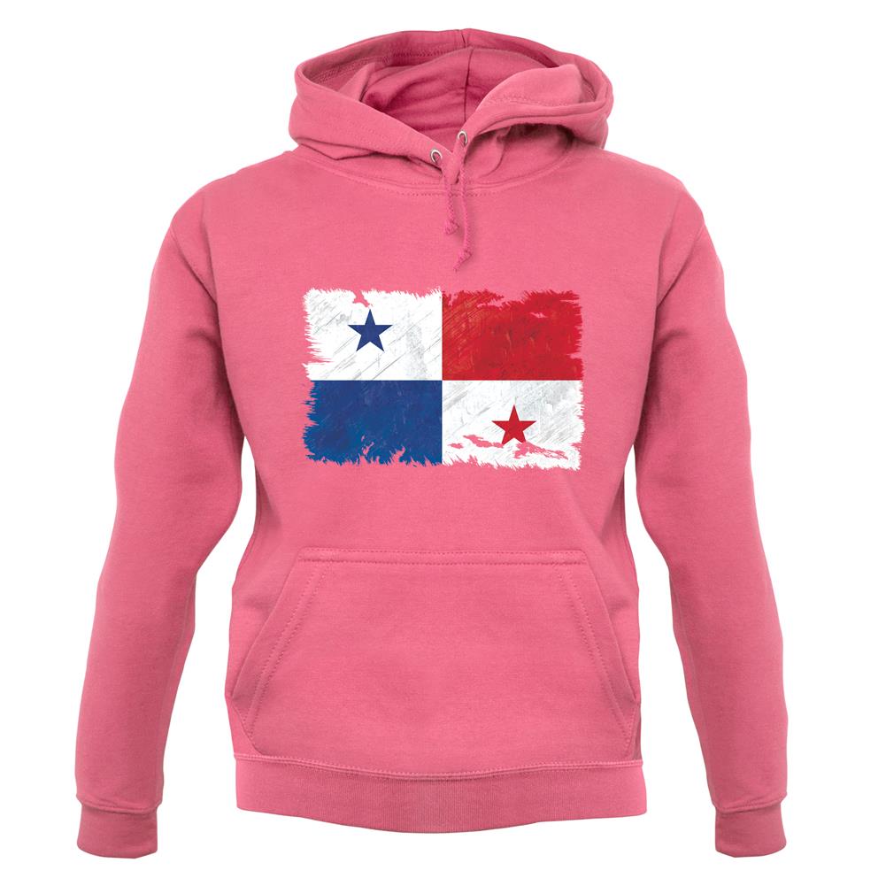 Panama Grunge Style Flag unisex hoodie Panama Grunge Style Flag unisex hoodie