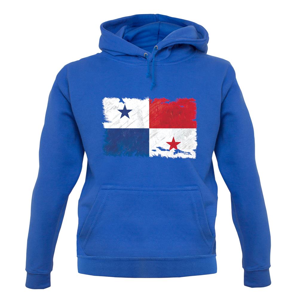 Panama Grunge Style Flag unisex hoodie Panama Grunge Style Flag unisex hoodie