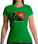 Papua New Guinea  Barcode Style Flag Womens T-Shirt Papua New Guinea  Barcode Style Flag Womens T-Shirt