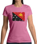 Papua New Guinea Grunge Style Flag Womens T-Shirt Papua New Guinea Grunge Style Flag Womens T-Shirt