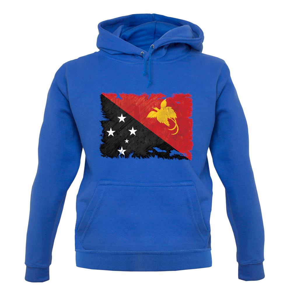 Papua New Guinea Grunge Style Flag unisex hoodie Papua New Guinea Grunge Style Flag unisex hoodie