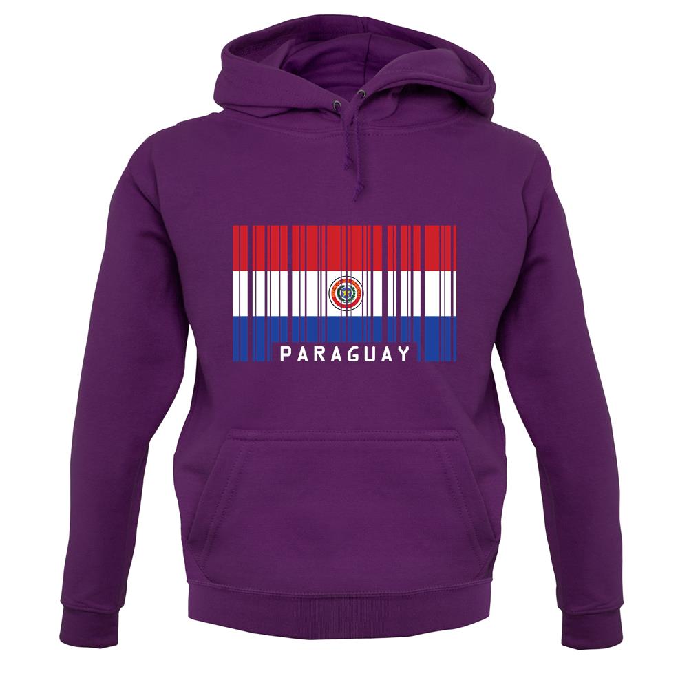 Paraguay Barcode Style Flag unisex hoodie Paraguay Barcode Style Flag unisex hoodie
