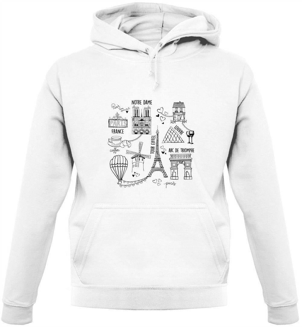 City Of Paris Unisex Hoodie City Of Paris Unisex Hoodie