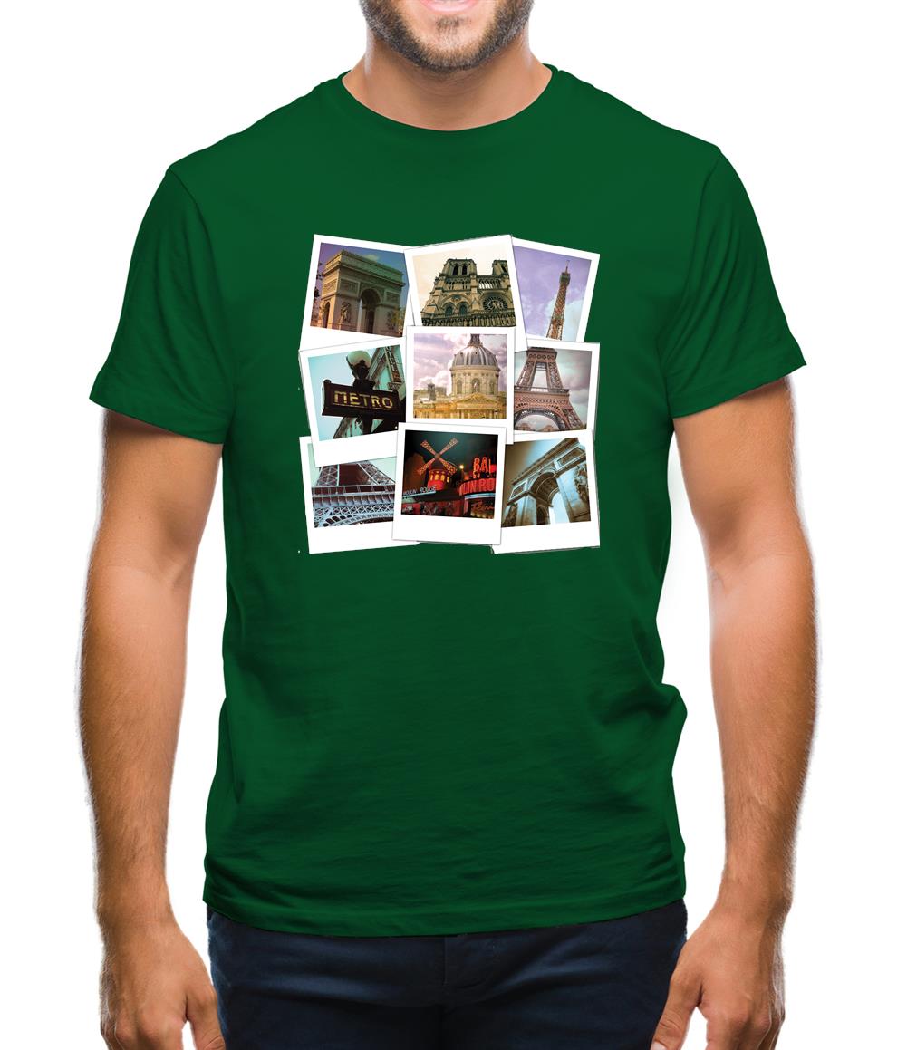 Paris Photo Collage Mens T-Shirt Paris Photo Collage Mens T-Shirt