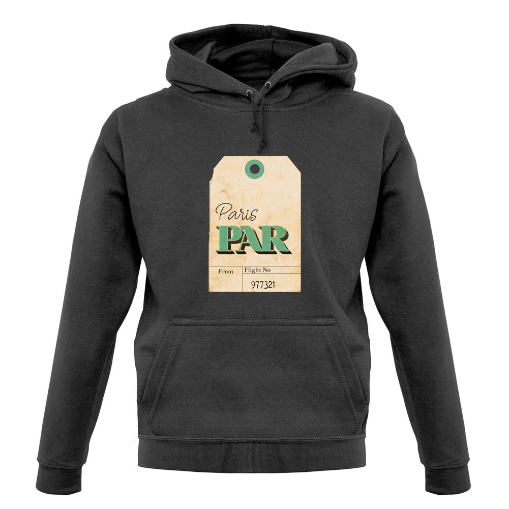 Paris Travel Tag unisex hoodie Paris Travel Tag unisex hoodie