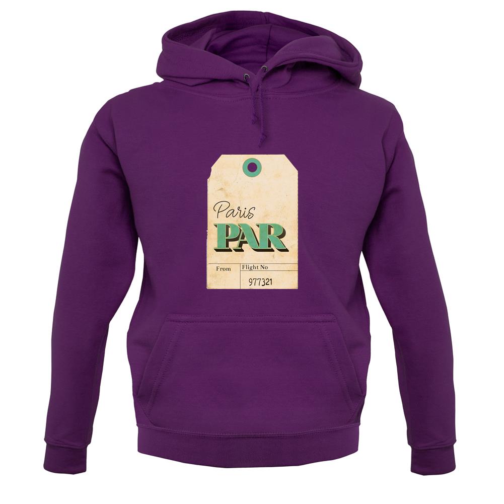 Paris Travel Tag unisex hoodie Paris Travel Tag unisex hoodie