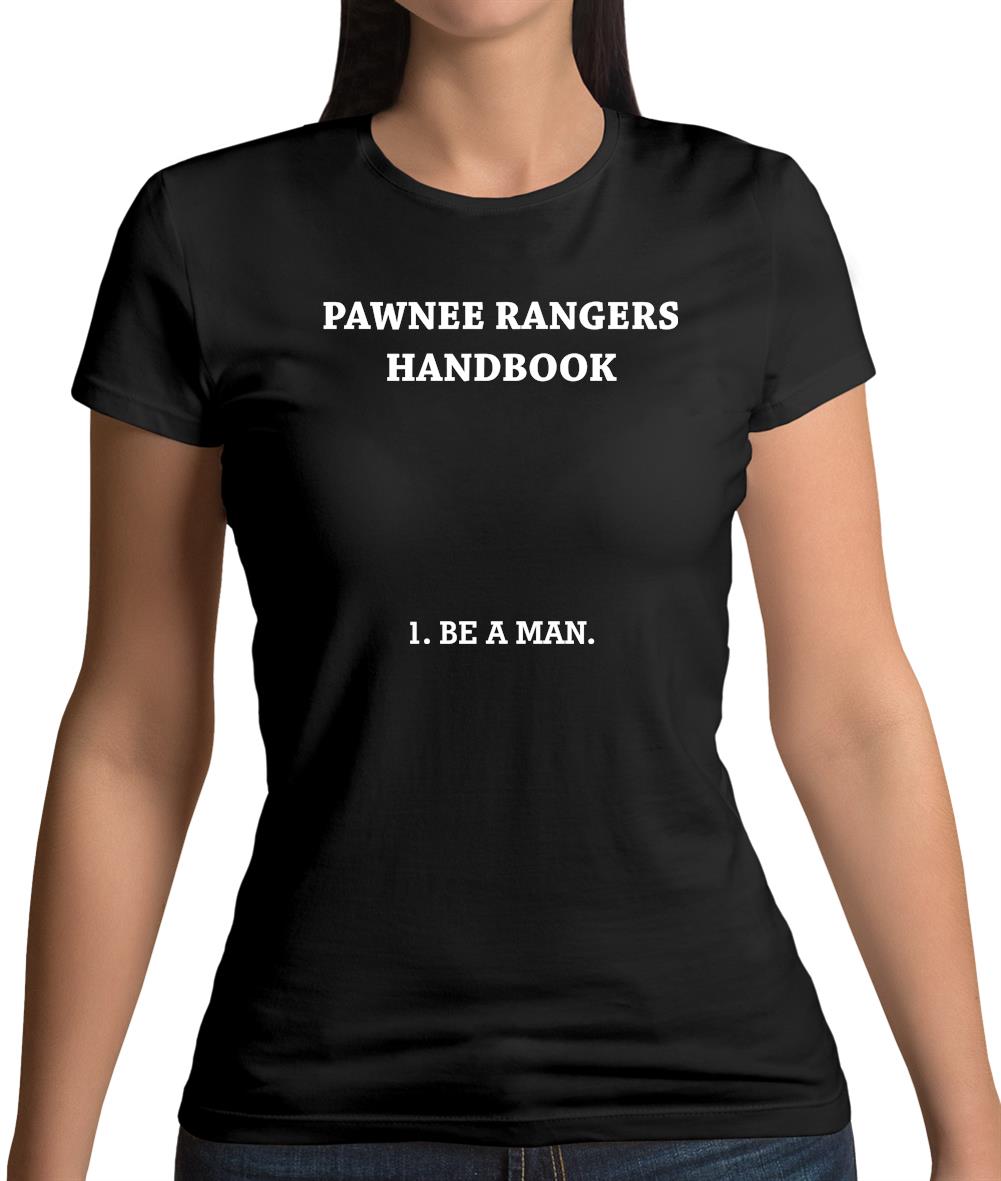 Pawnee Rangers Handbook Womens T-Shirt Pawnee Rangers Handbook Womens T-Shirt