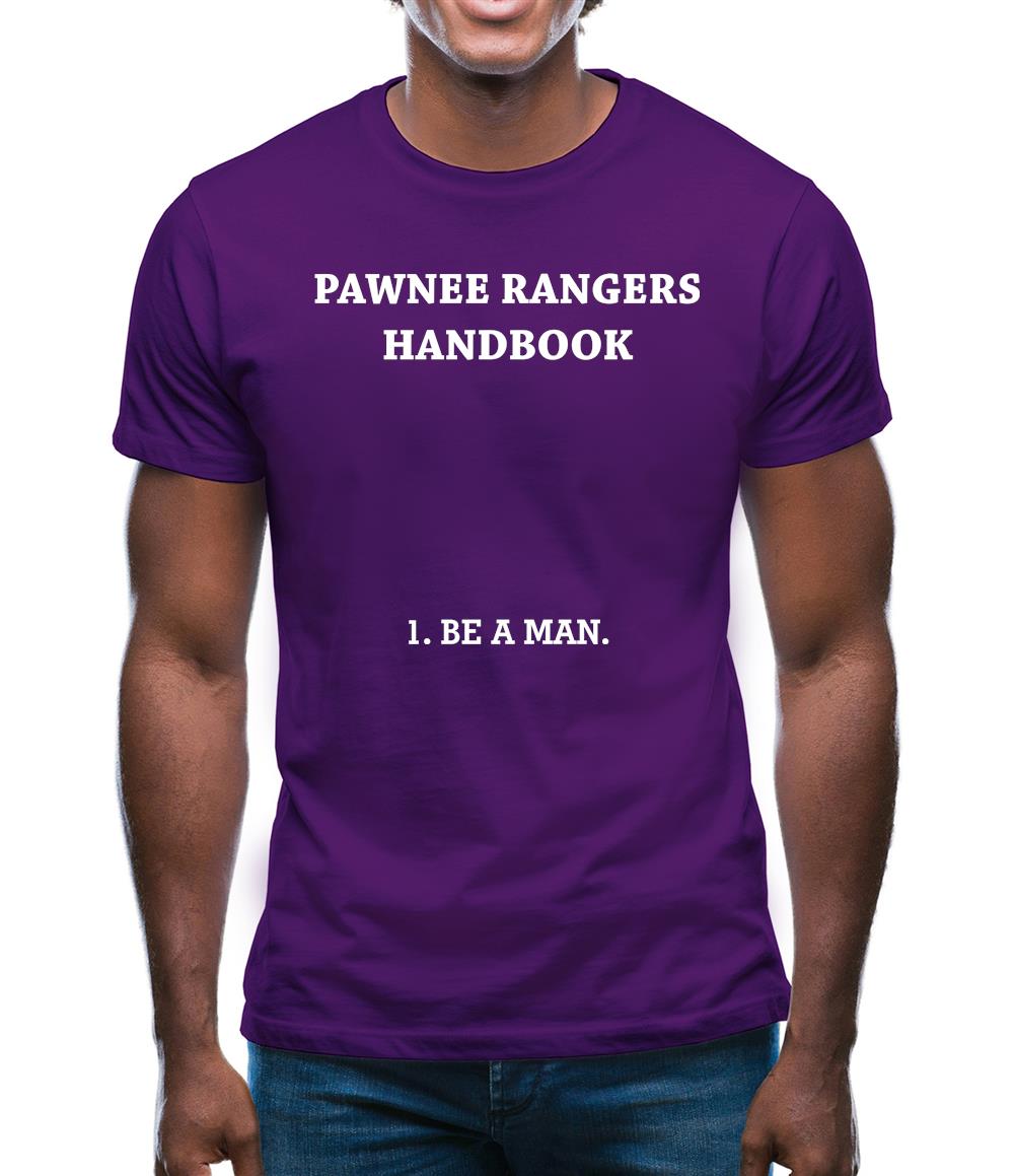 Pawnee Rangers Handbook Mens T-Shirt Pawnee Rangers Handbook Mens T-Shirt