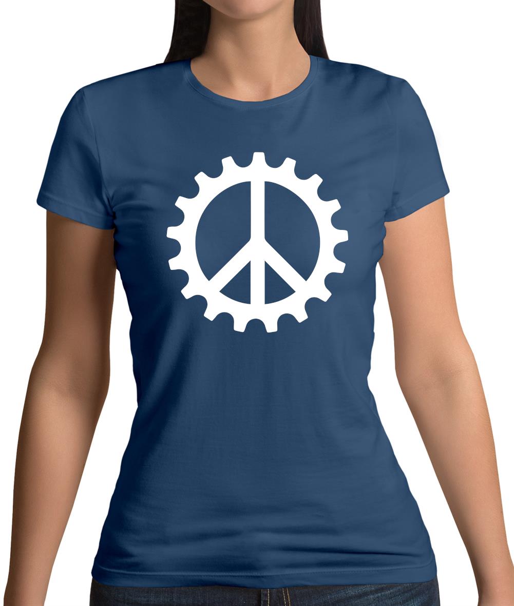 Peace Cog Womens T-Shirt Peace Cog Womens T-Shirt