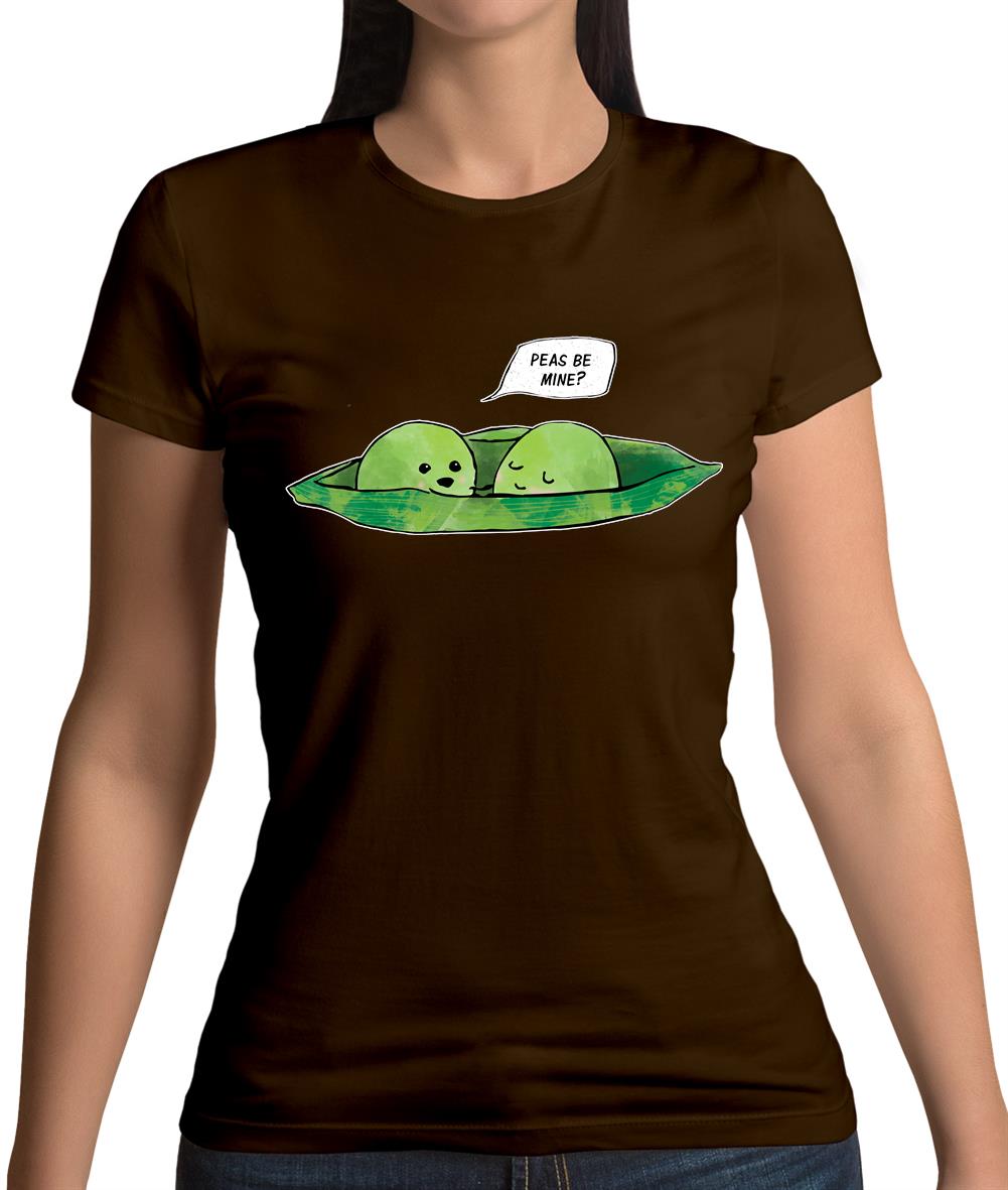 Peas Be Mine Womens T-Shirt Peas Be Mine Womens T-Shirt